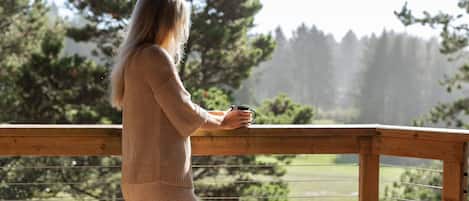 Blick von der Unterkunft