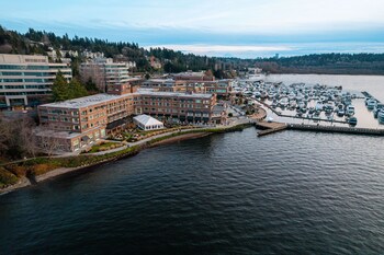 Aerial view at The Woodmark Hotel & Still Spa on Lake Washington