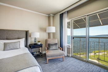 Room, 1 King Bed (Lakefront) | View from room at The Woodmark Hotel & Still Spa on Lake Washington