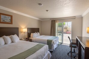 1 bedroom, premium bedding, down duvets, desk