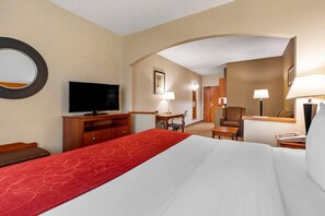 Suite, 1 cama de matrimonio grande, accesible para personas con discapacidad, no fumadores | Ropa de cama de alta calidad y colchones con acolchado adicional