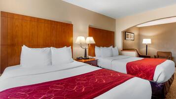 Suite, 2 Queen Beds, Non Smoking | Premium bedding, pillowtop beds, desk, laptop workspace