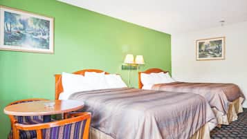 Room, 2 Queen Beds, Smoking | Premium bedding, iron/ironing board (on request), WiFi (free)