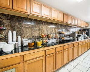 Free daily breakfast