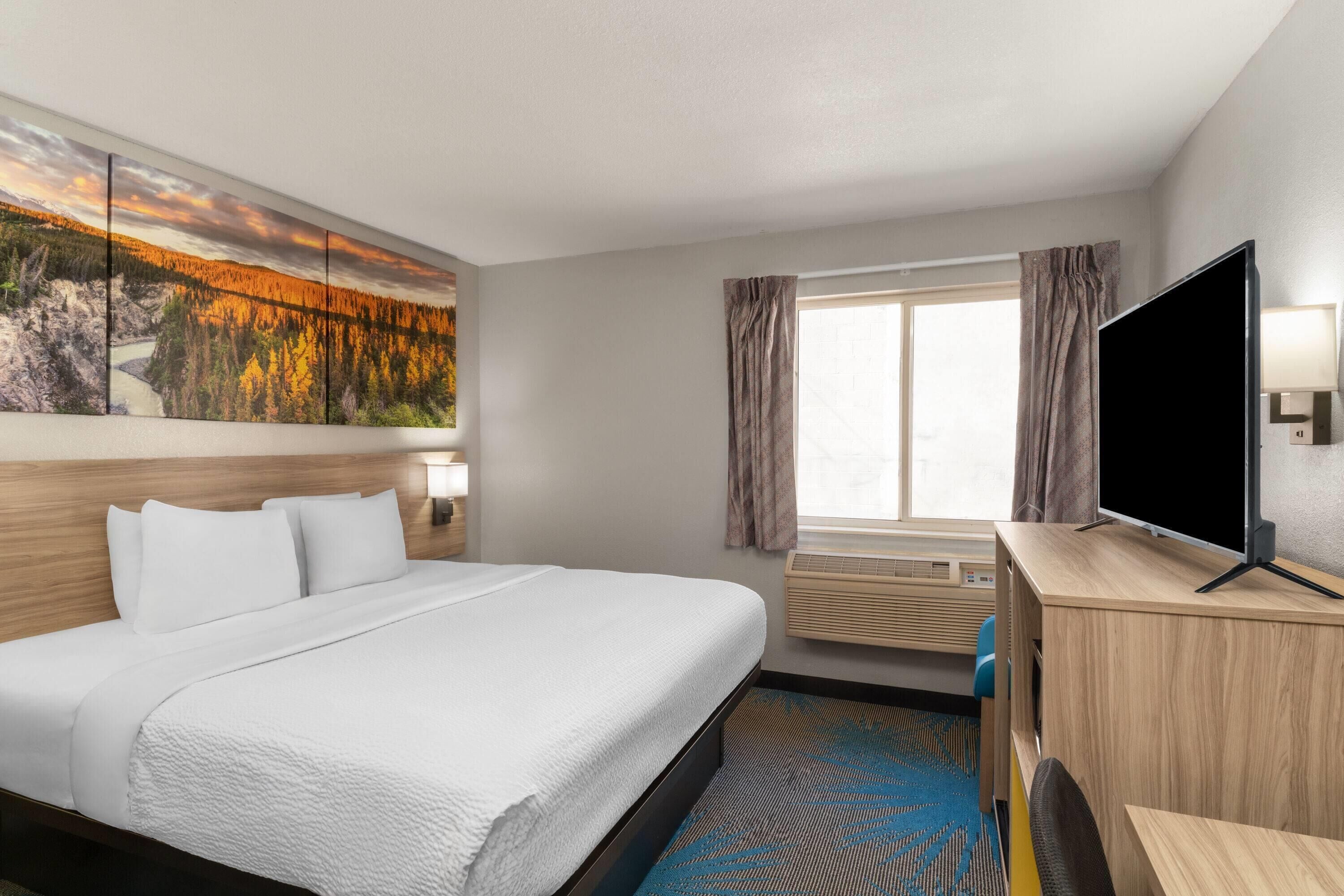 Room, 1 King Bed, Mobility Accessible, Non Smoking (Bathtub w/ Grab Bars) | 1 bedroom, individually decorated, individually furnished, desk