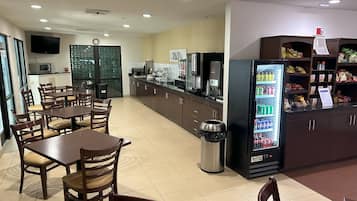 Free buffet breakfast