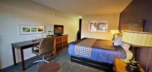 Blackout curtains, free WiFi, bed sheets
