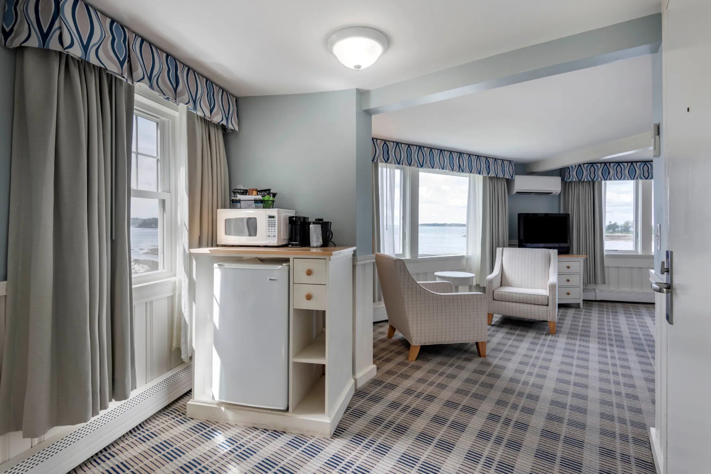 lighthouse king room | 1 bedroom, premium bedding, laptop workspace, iron/ironing board