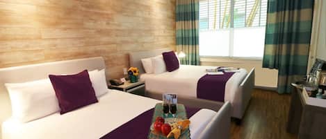 Egyptian cotton sheets, premium bedding, pillow-top beds, minibar