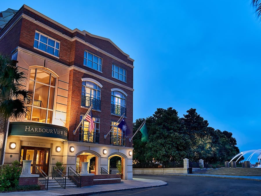 Front of property - evening/night