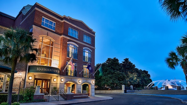 Front of property – evening/night