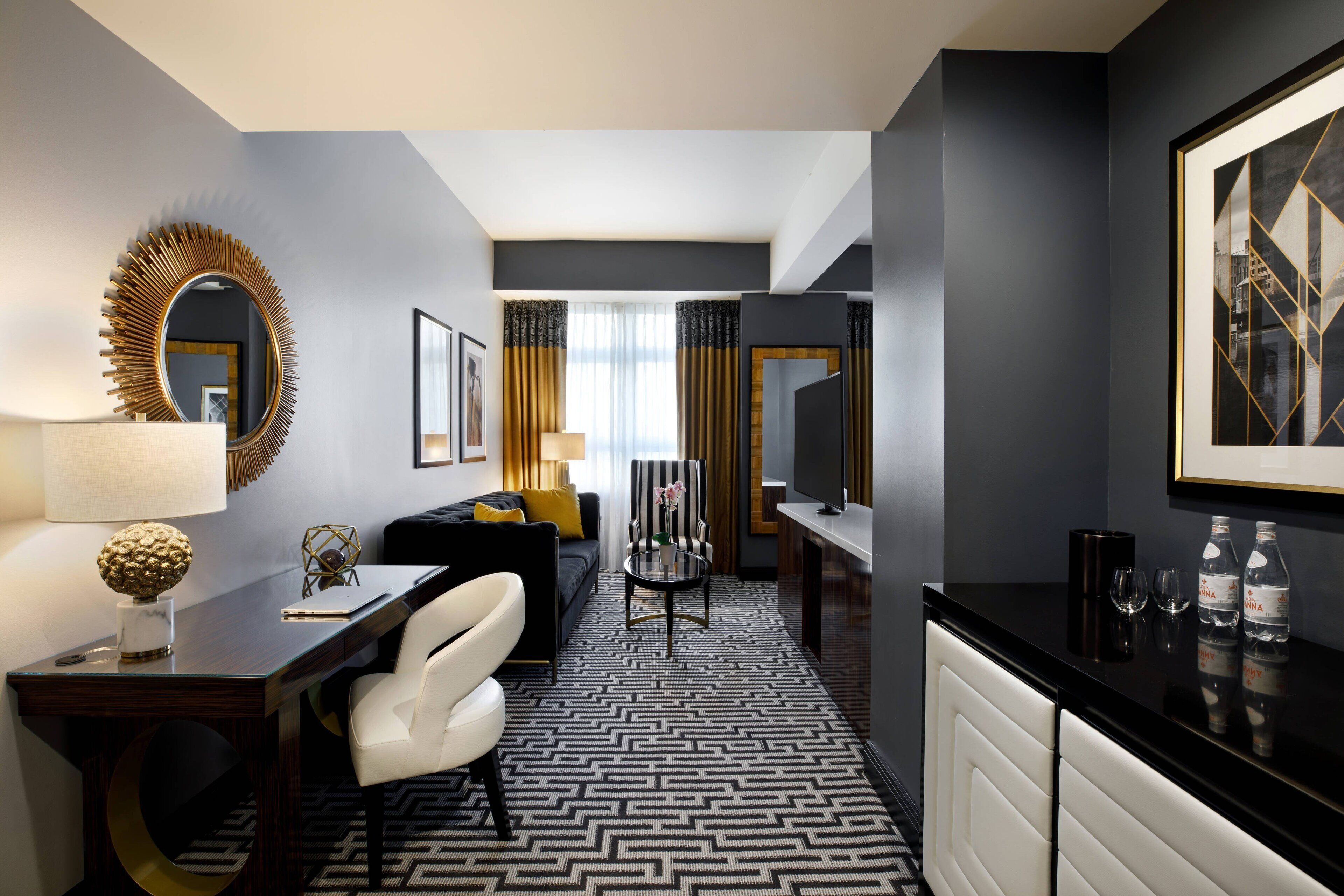 egyptian cotton sheets, premium bedding, minibar, in-room safe