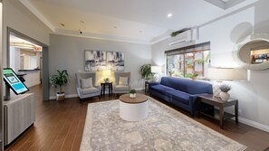 Sitteområde i lobbyen