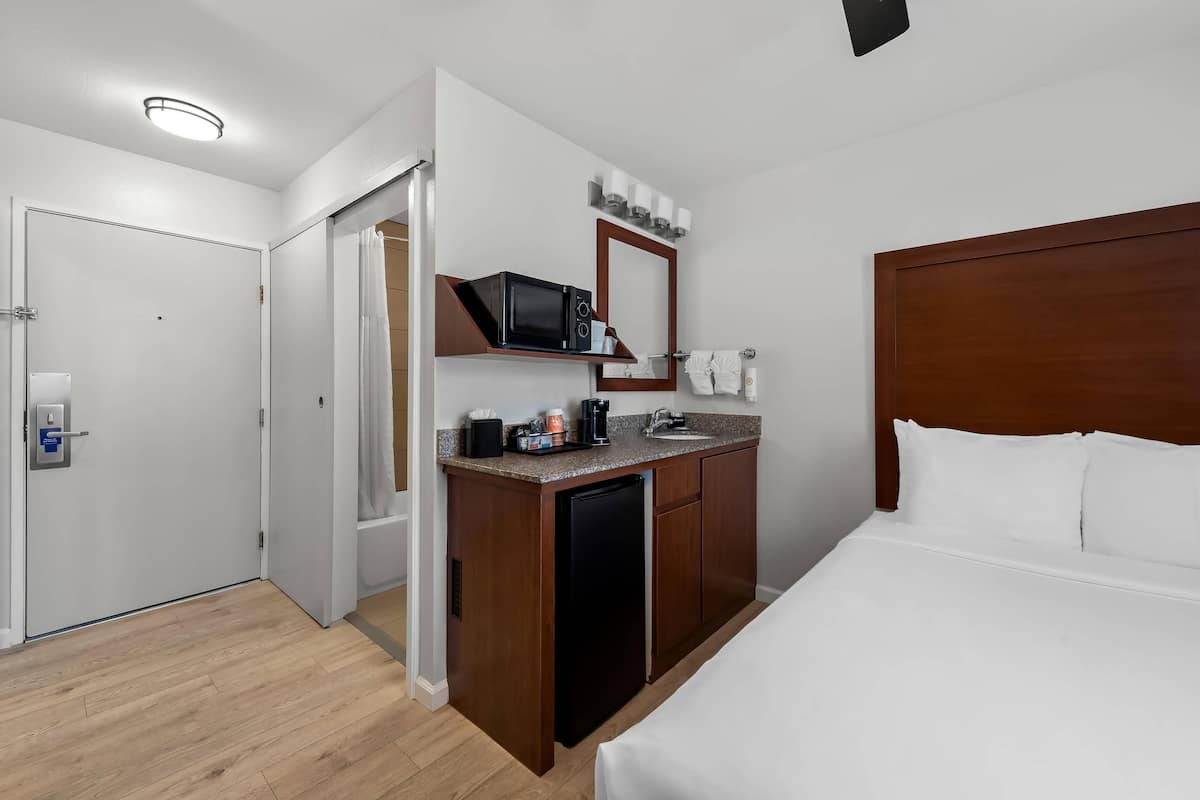 Standard Room, 1 Queen Bed, Non Smoking | Premium bedding, down comforters, pillowtop beds, in-room safe
