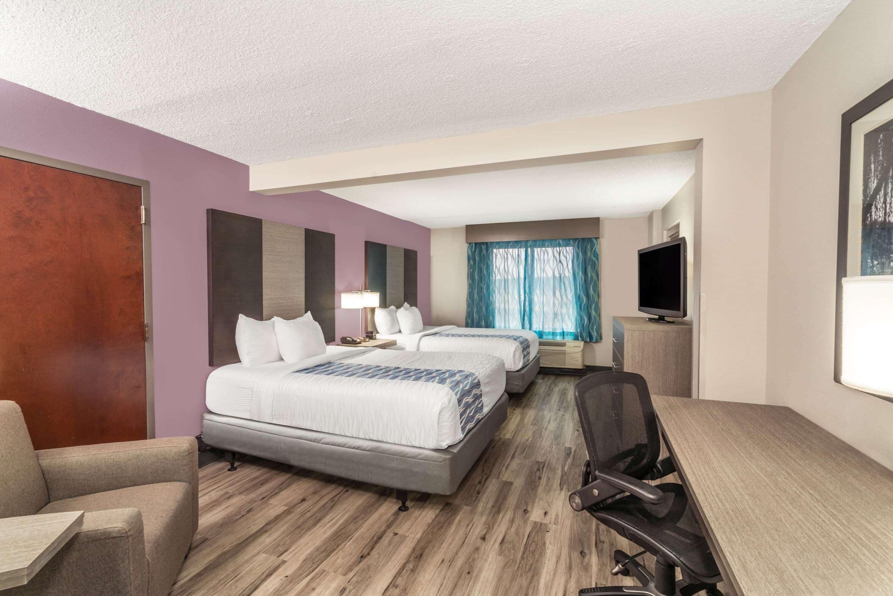 room, 2 queen beds, accessible, non smoking (mobility accessible) | premium bedding, desk, laptop workspace, free wifi