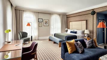 Premium bedding, pillow-top beds, in-room safe, desk