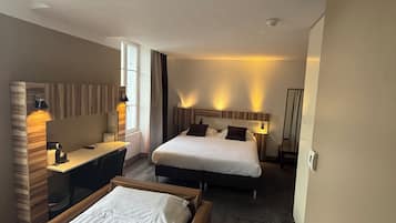 Literie de qualité supérieure, bureau, chambres insonorisées
