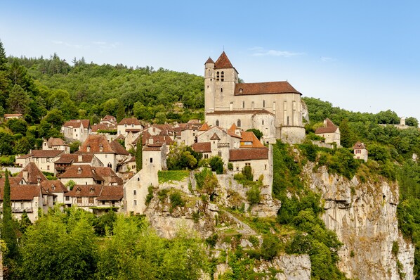 Blick von der Unterkunft