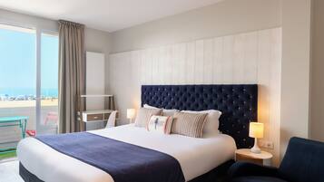 Superior Double Room, Balcony, Sea View | 1 bedroom, premium bedding, Select Comfort beds, in-room safe