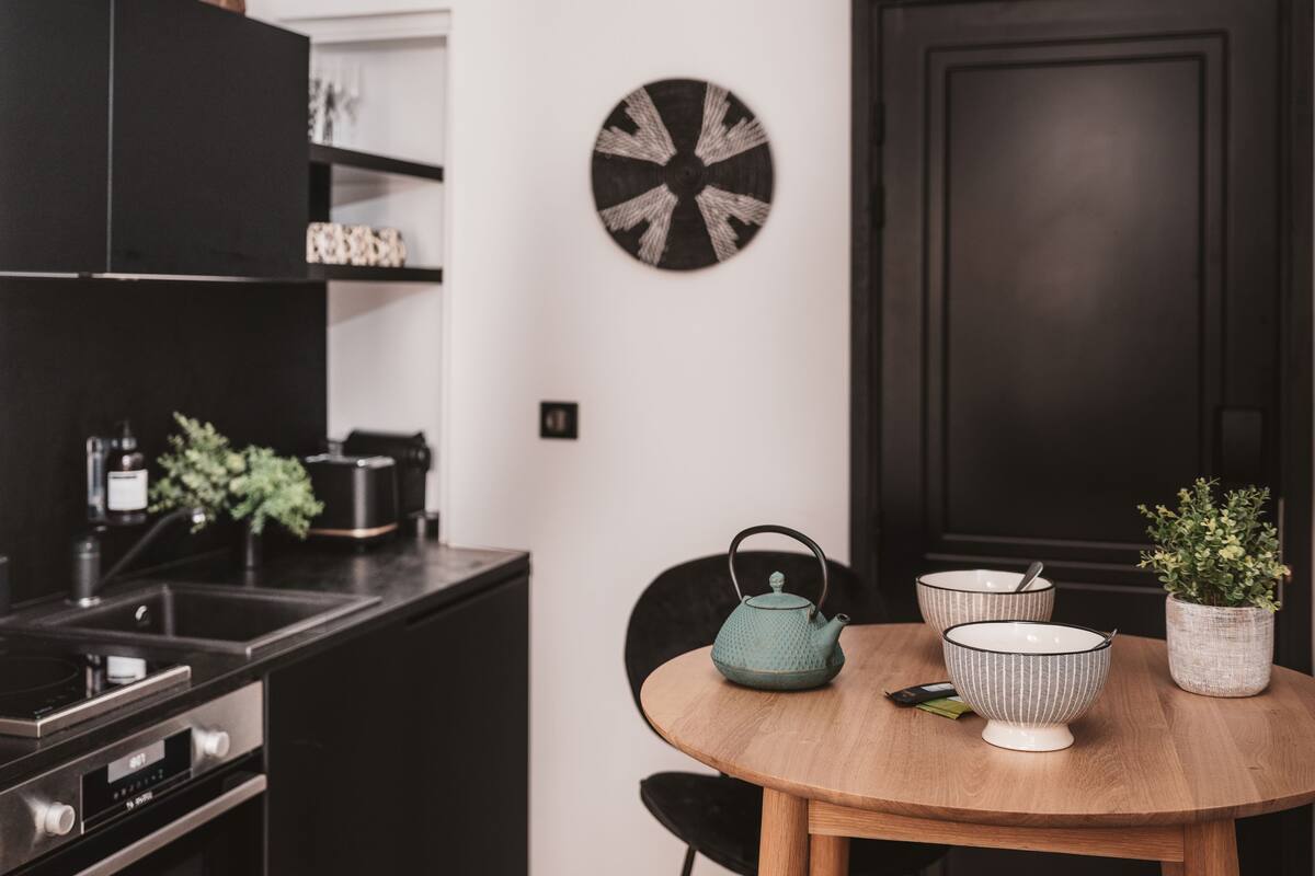 apartment, 1 bedroom (zanzibar - place royale - 31m²) | private kitchen | espresso maker, coffee/tea maker, electric kettle