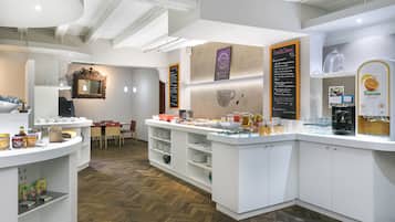 Daily buffet breakfast (EUR 18 per person)