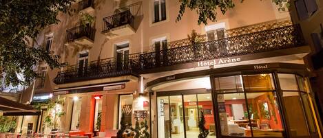 Front of property – evening/night