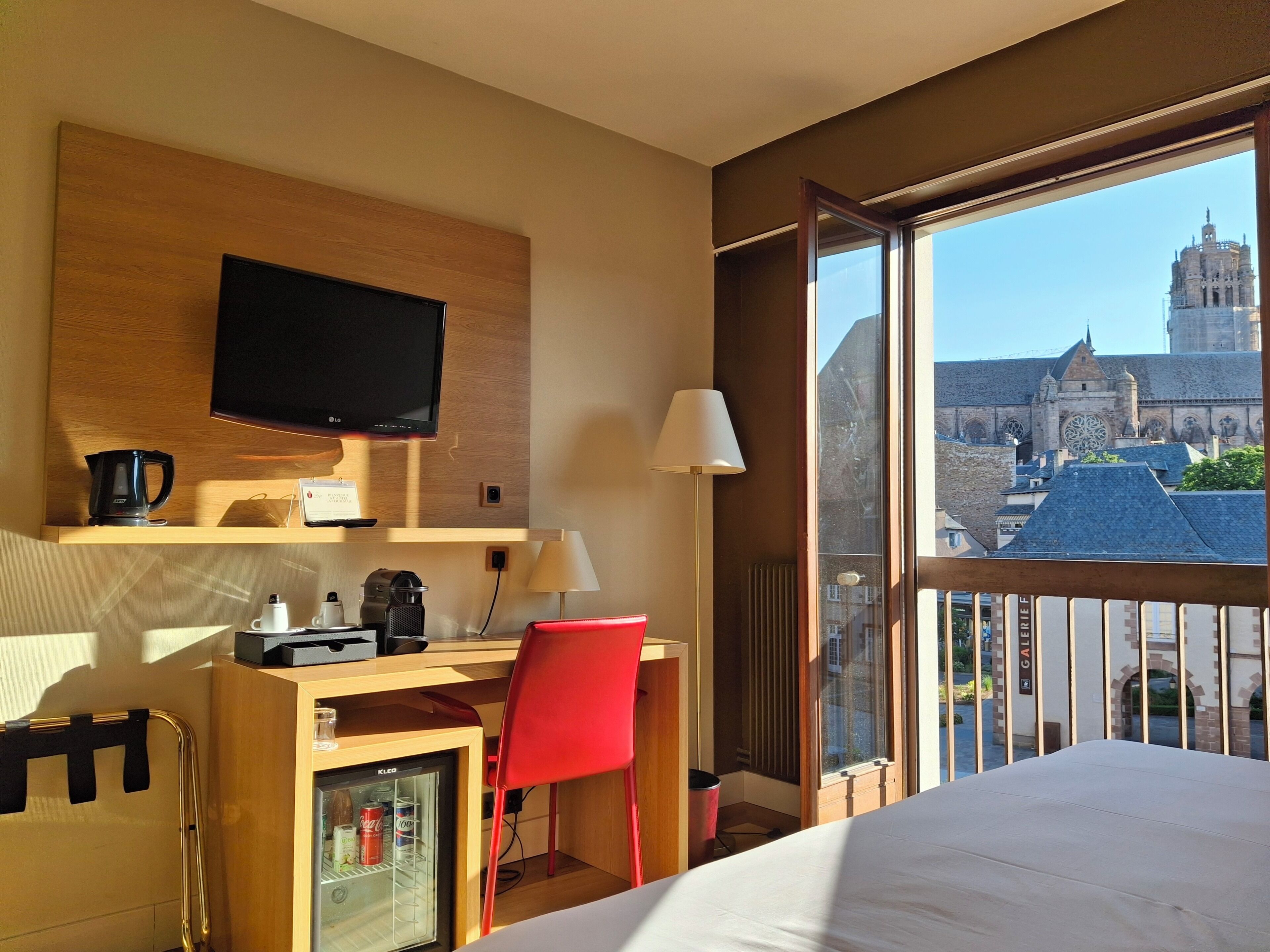 Premium Double Room, City View | Desk, blackout drapes, iron/ironing board (on request), WiFi (free)