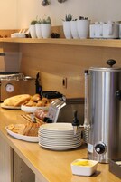 Daily buffet breakfast (EUR 13 per person)