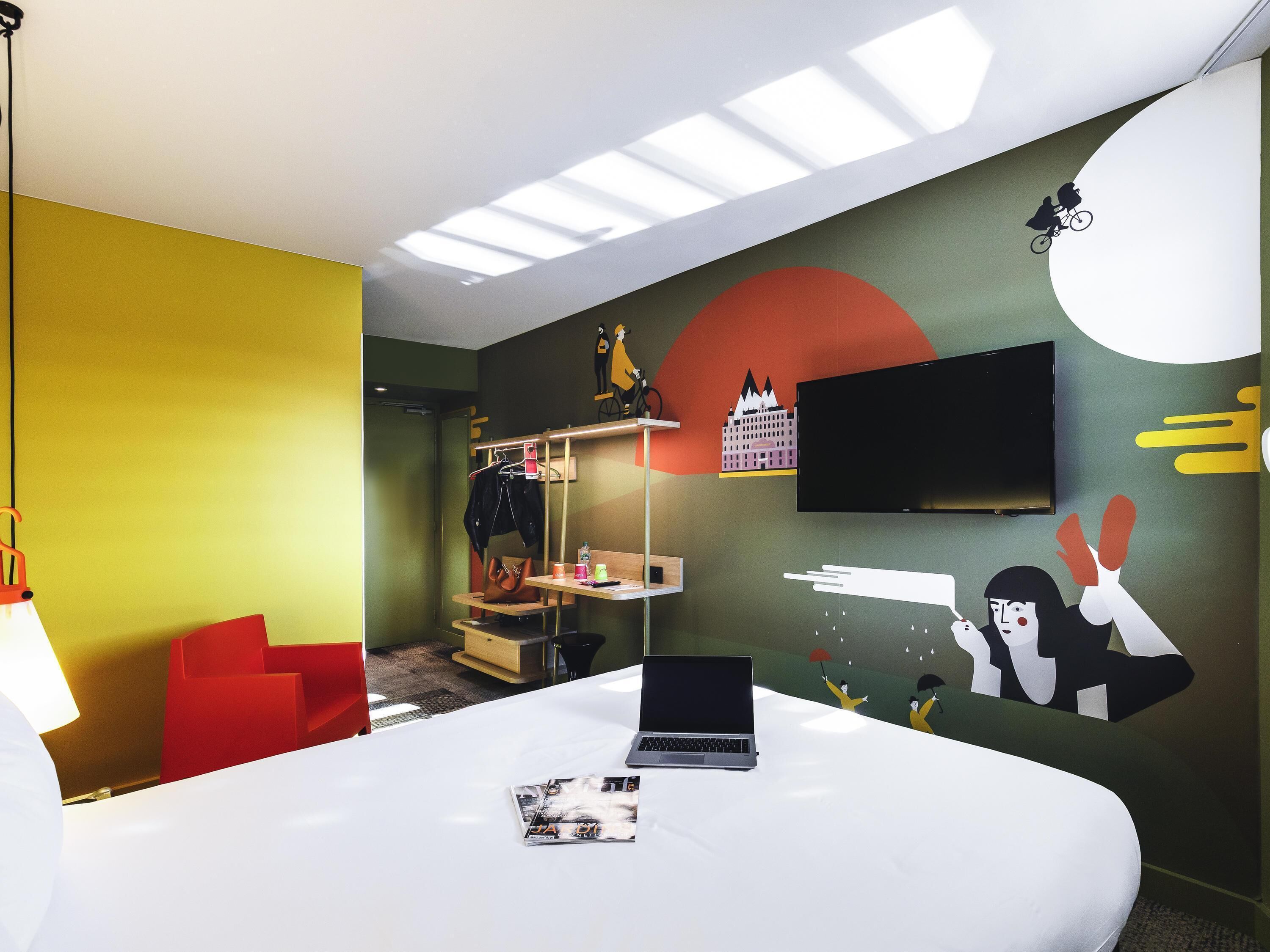 Standard Suite, 2 Double Beds, Connecting Rooms | Desk, blackout drapes, soundproofing, iron/ironing board