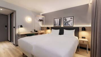 Standard Room, 2 Single Beds | Premium bedding, desk, soundproofing, free cots/infant beds