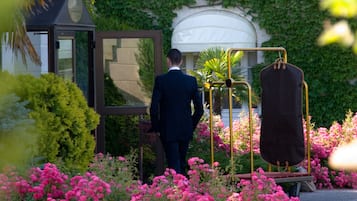 Overnatningsstedets indgangsparti