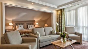 Deluxe-Studio | Allergikerbettwaren, Minibar, Zimmersafe, Schreibtisch