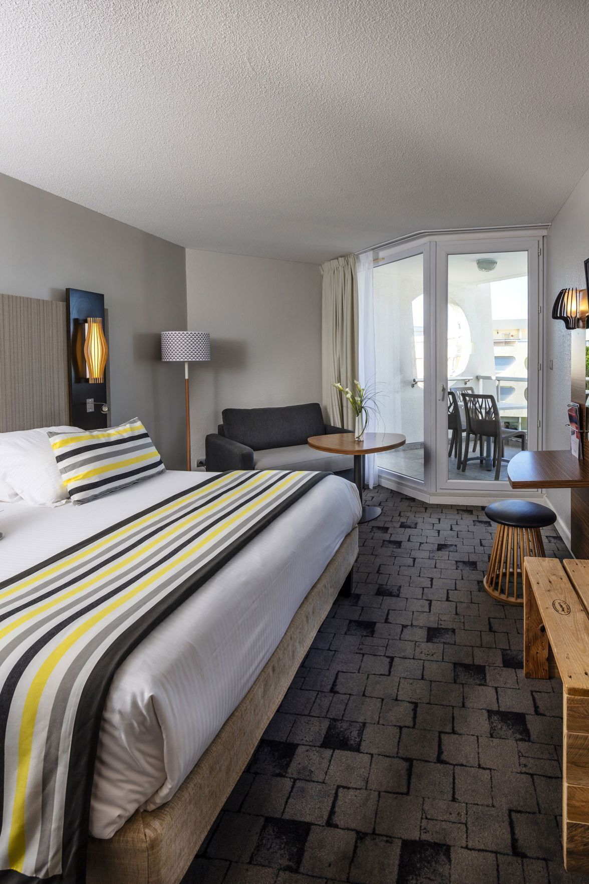 Premium bedding, minibar, in-room safe, desk