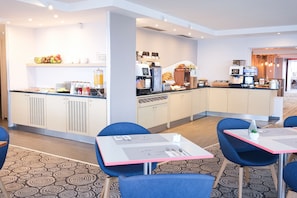 Daily buffet breakfast (EUR 21 per person)
