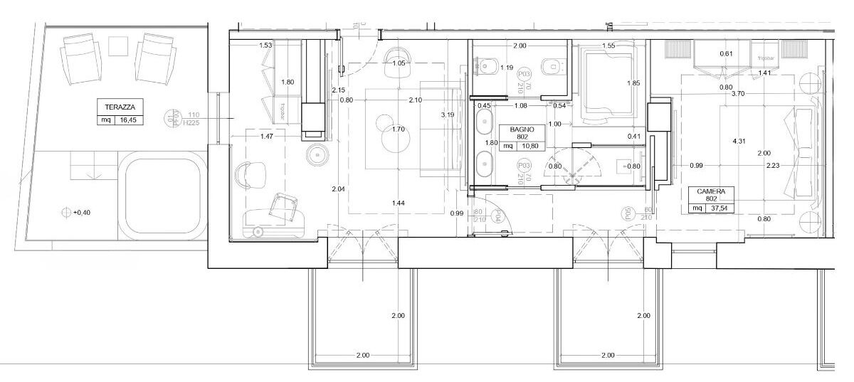 suite, hot tub, city view (panoramic terrace) | 1 bedroom, minibar, in-room safe, desk