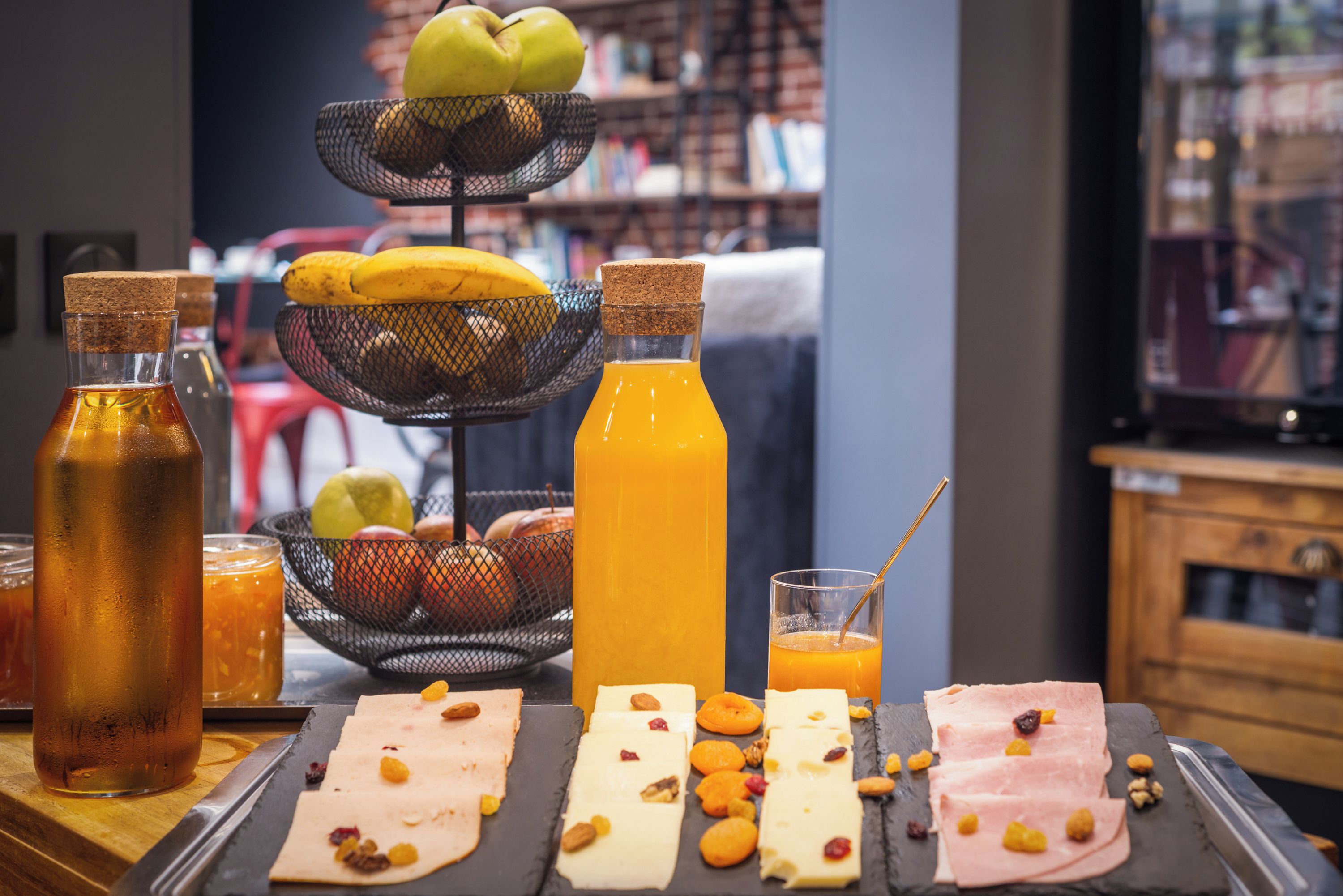 Desayuno estilo bufé