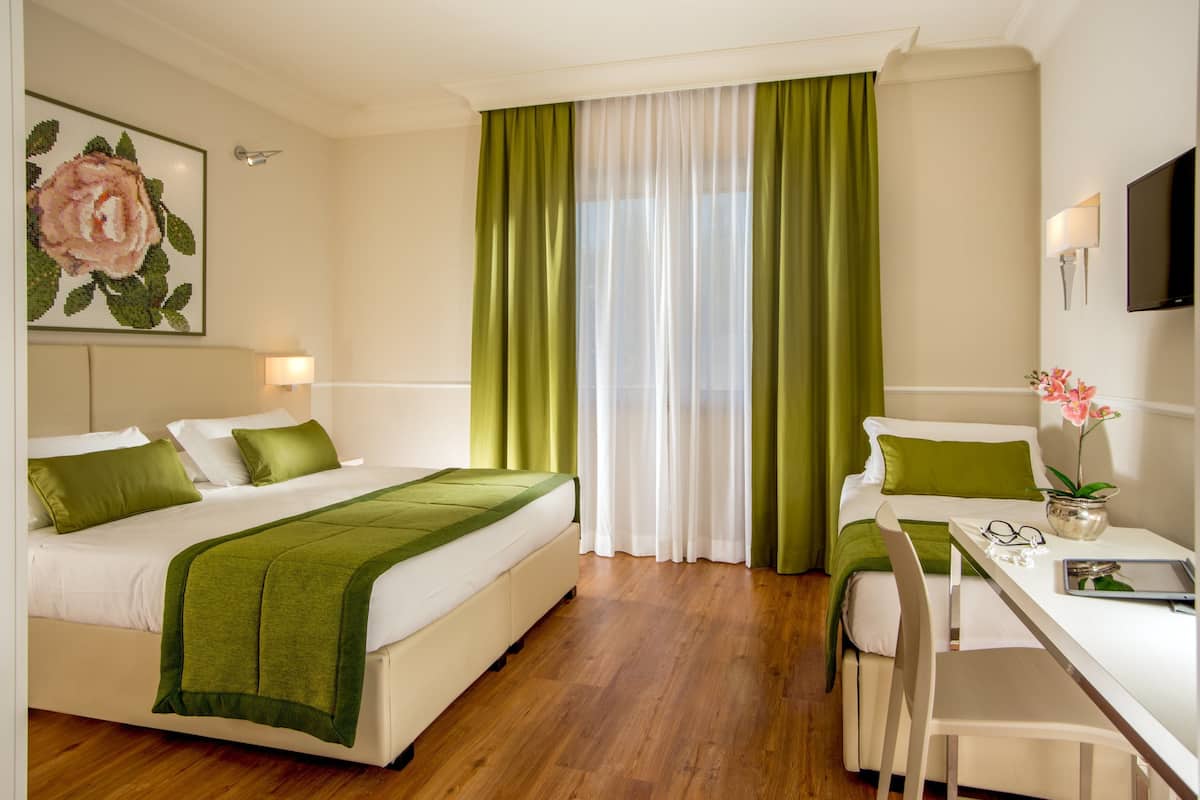 Minibar, in-room safe, desk, blackout drapes