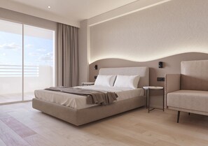 Minibar, in-room safe, desk, iron/ironing board - Hotel AR Roca Esmeralda & Spa (Calpe)