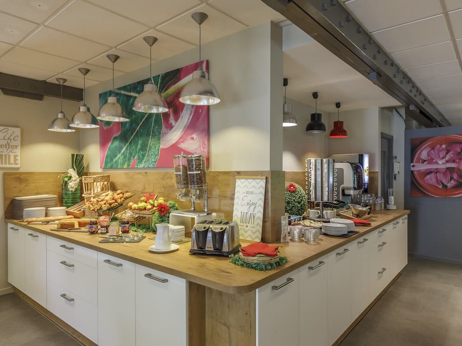 Daily buffet breakfast (EUR 12.95 per person)