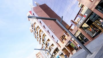 Voorkant van accommodatie