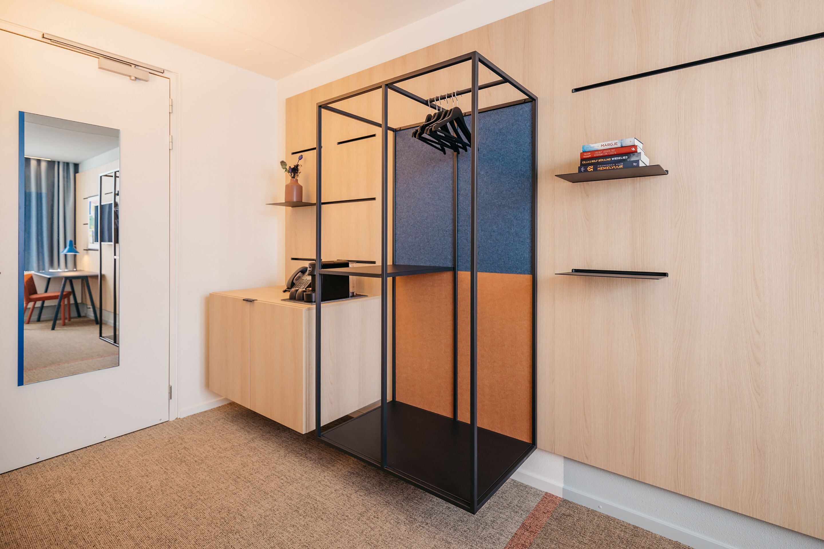 in-room safe, desk, laptop workspace, blackout curtains