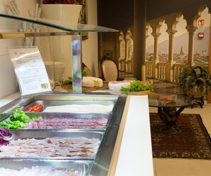Daily buffet breakfast (EUR 10 per person)