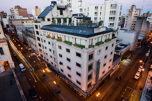 Front of property - evening/night