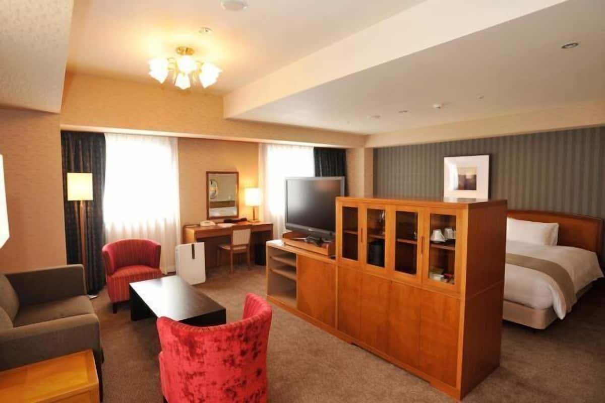 Desk, blackout drapes, free WiFi, bed sheets