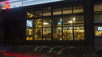 Front of property – evening/night