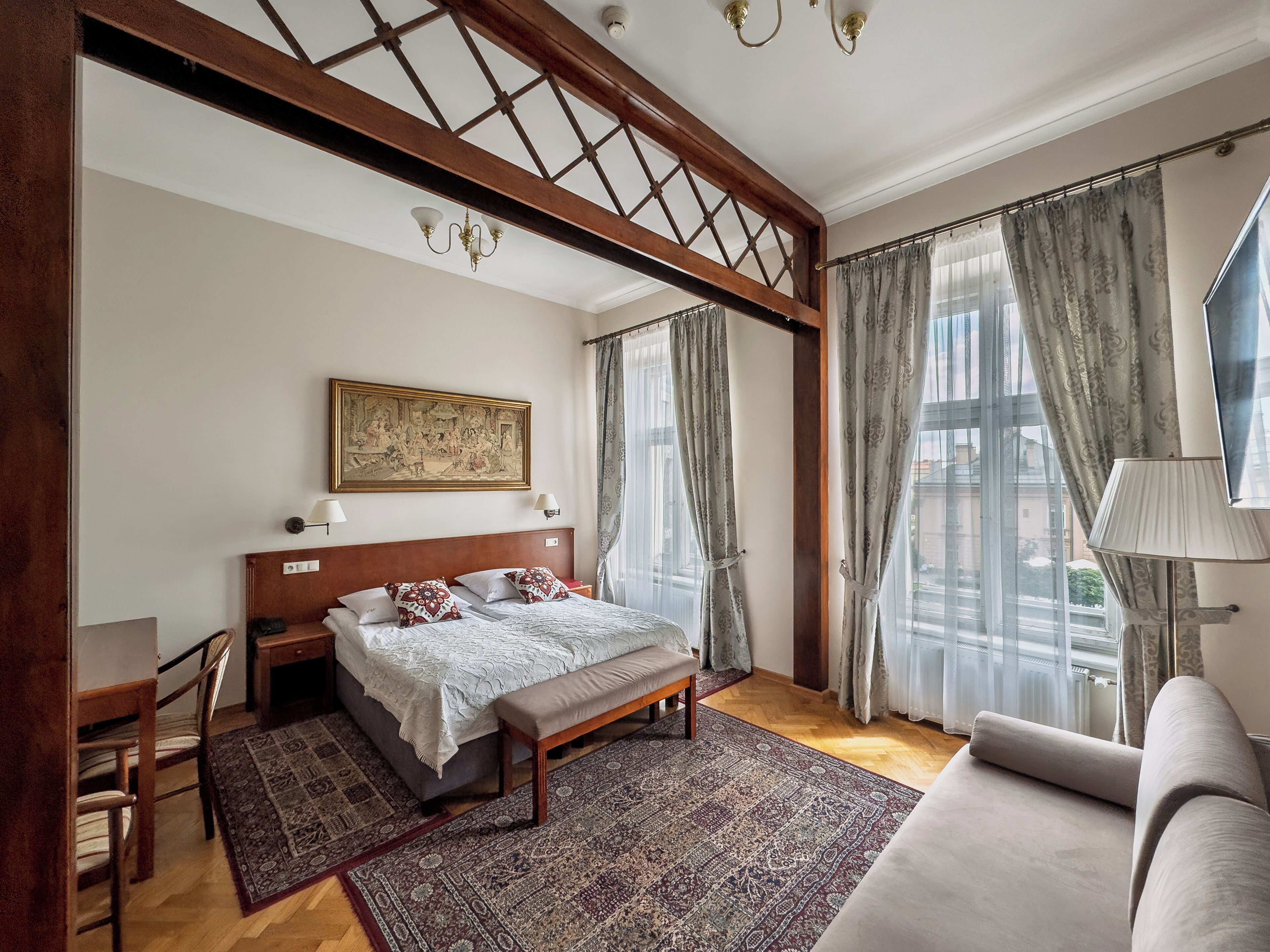 Premium Double Room | In-room safe, desk, free WiFi, bed sheets