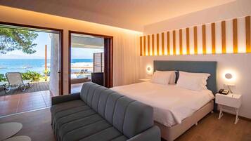 Suite Exécutive, bain à remous (Junior) | Coin séjour