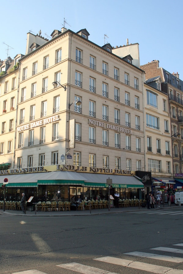 Façade de l’hébergement