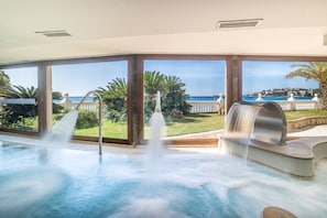 Sauna, hot tub, steam room, 1 treatment room