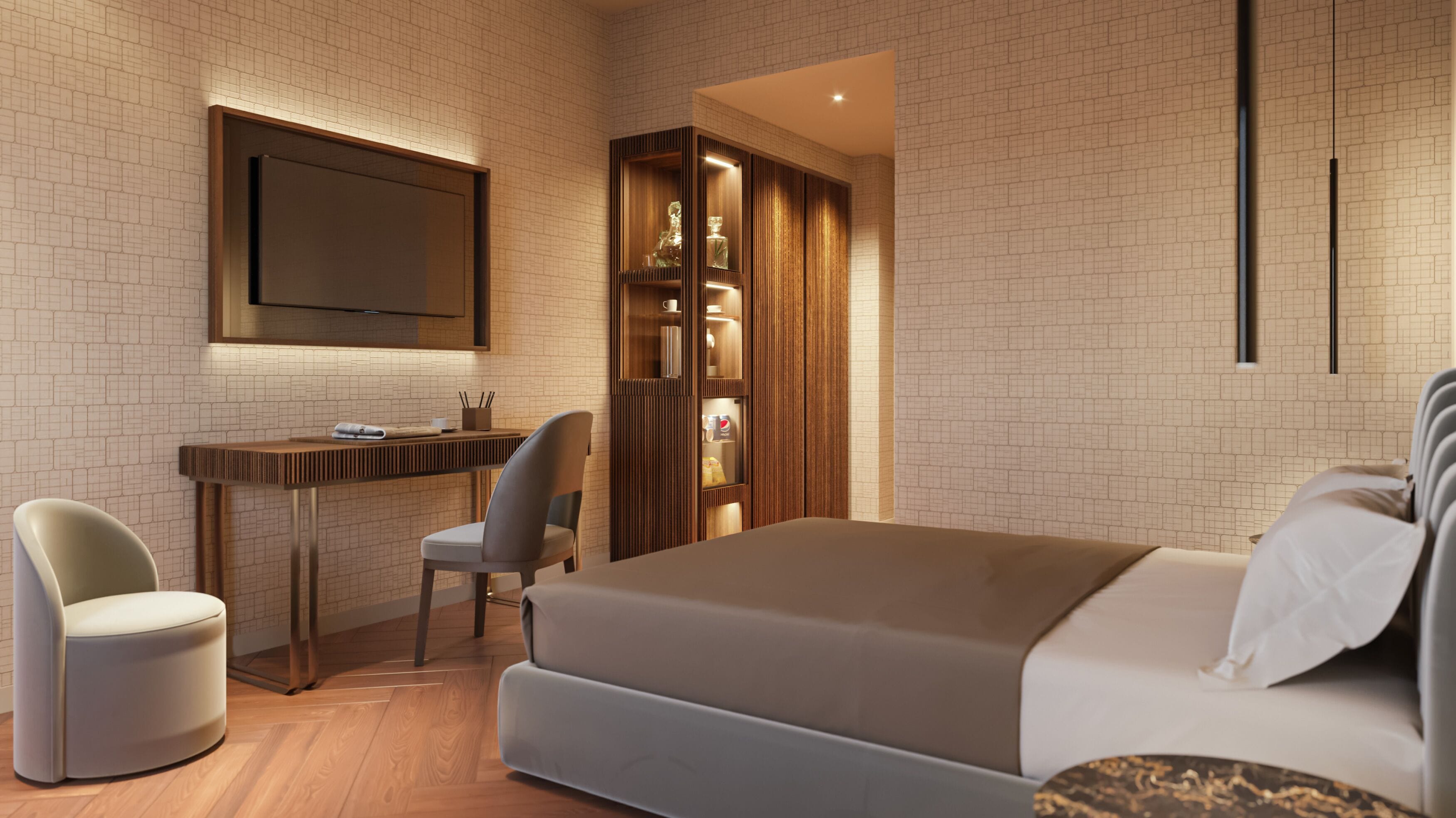 1 bedroom, premium bedding, down duvets, minibar